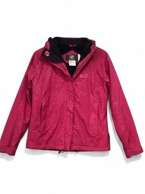 Jack Wolfskin Texapore Full-Zip Hooded Floral Print Jacket Women’s Size Small
